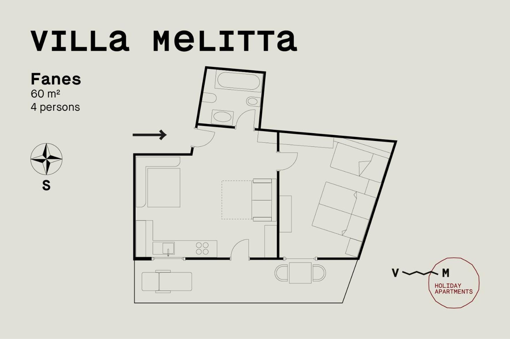 Villa Melitta Al Plan di Mareo Kamer foto